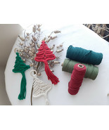 Macrame Tree Ornament / Christmas Ornament / Tree Ornament / Handmade Or... - £7.11 GBP+