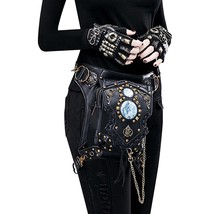 Unisex Steampunk Bag Steam Punk Retro Rock Goth Shoulder Waist Bags Pa Victorian - £55.20 GBP
