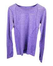 Nike Dri-Fit Long-Sleeved Top In Polyester Women Purple M - £68.59 GBP