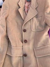 Vintage Coat Tan Women&#39;s Lauren Ralph Lauren Wool Coat Size 8 Peacoat - $60.00