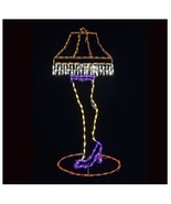Xmas A Christmas Story Famous Leg Lamp Wireframe Outdoor LED Lighted Dec... - £319.71 GBP