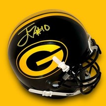 Jordan Love Autographed Signed Green Bay Packers Football Mini Helmet w/COA - £150.00 GBP