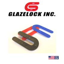 Glazelock Interlocking Shim 3&quot;, U -shaped Horseshoe Plastic  3&quot;L  x 1-1/... - $13.99+