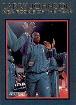 1992 Fleer Larry Johnson NBA Rookie of the Year #1 Larry Johnson Hornets - £2.36 GBP