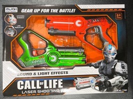 Call Of Life Laser Infrared Shooting Toy Red &amp; Green Guns Sealed Model T... - $44.87