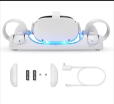 Charging Dock for Oculus/Meta Quest 3 VR Headset Charging Station with 4... - $29.58