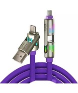 4 in 1 Multi-USB Charging Cable - MAX 240W Fast Charging w/ USB A+ Type-... - $13.56 CAD