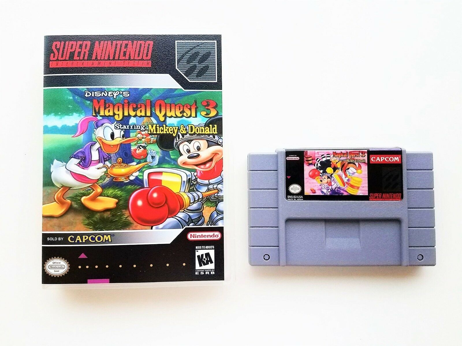 Disney&#39;s Magical Quest Adventure 3 w/ Case - Mickey Mouse Nintendo SNES ... - $32.99