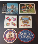 Lot of 6 BEER COASTERS Mats No Duplicates Various Companies Breweriana - €10,71 EUR
