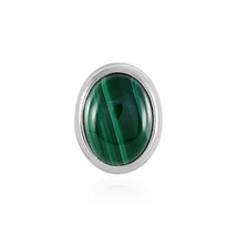 Jewelry of Venus fire Pendant of Goddess Demeter Malachite silver pendant - £556.35 GBP