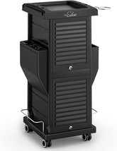 Hair Cart Organizer with Wheels 6 Drawers Locking Salon Rolling Cart Uti... - $134.39