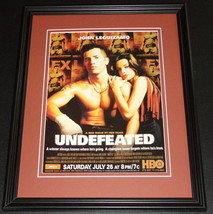 Undefeated 2003 John Leguizamo Framed ORIGINAL Vintage Advertisement Poster - £27.68 GBP