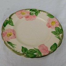 Hand Painted Franciscan USA Desert Rose Pottery 8&quot; Salad Plate Interpace - £6.16 GBP