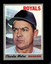 1970 Topps #16 Charlie Metro Exmt (Rc) Royals Manager *X104495 - £0.96 GBP