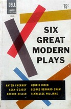 Six Great Modern Plays by Anton Chekhov, Arthur Miller, Henrik Ibsen / Dell 1959 - £1.78 GBP