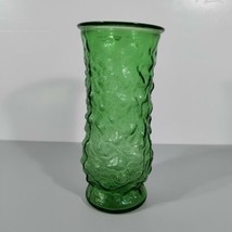 Midcentury E.O. Brody Co. Rippled Green Vase - £14.37 GBP