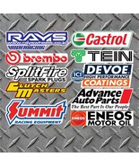 10 Large Racing Decals Stickers Drag Race NHRA Nascar 5.5&quot; Wide Each - £8.00 GBP