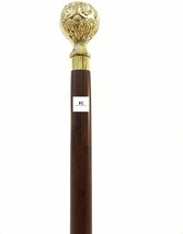 NauticalMart Brass Walking Stick Detachable Brass Knob Handle - £93.41 GBP