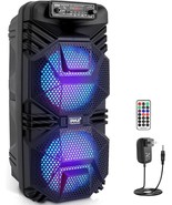 Pyle Pphp2836B Is A 600W Rechargeable Portable Bluetooth Pa Speaker Syst... - $102.98