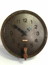 Westclox Nocord Vintage Barril Boquilla Espiga Diseño Pared Reloj Modelo... - $62.87