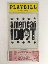2010 Playbill American Idiot by Michael Mater at St. James Theatre with Ticket - £18.91 GBP
