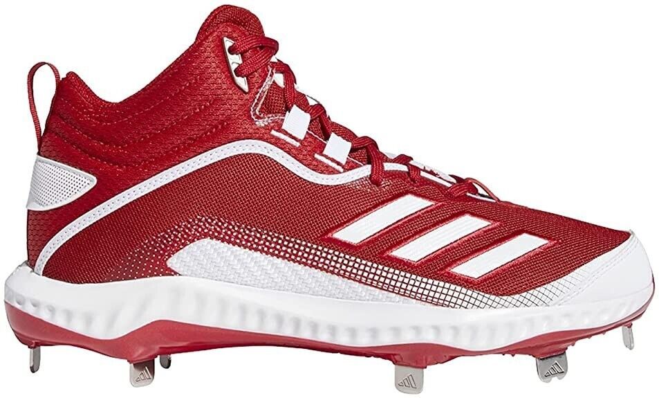 Primary image for Adidas Men's FV9357 Metal Baseball Cleat Red White Size 7.5