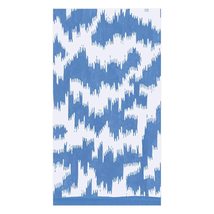 Caspari Modern Moiré Paper Guest Towel Napkins in Blue - Four Packs of 15 - £24.97 GBP