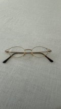 Optical Affairs Christian Roth Gold Oval Eyeglasses Handmade Italy 2410 - £38.24 GBP