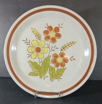 AUTUMN COLLECTION WHEAT FLOWER Stoneware DINNER PLATE 10 1/2&quot; - $10.34 CAD