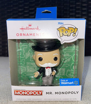 Hasbro MR. MONOPOLY Funko Pop Hallmark Christmas Ornament 2022 Walmart Exclusive - £19.87 GBP