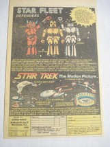 1980 Ad Star Trek The Motion Picture Models &amp; Star Fleet Defenders Figures - £6.38 GBP