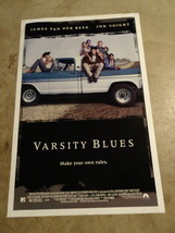 Varsity Blues - Movie Poster With James Van Der Beek And Jon Voight - £16.44 GBP