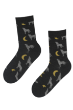 BestSockDrawer WOLFSTAR merino wool socks with wolves for Men - £7.82 GBP