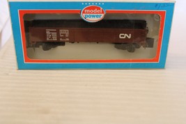 HO Scale Model Power 40&#39; Gondola With Load, Canadian National, Brown, #70450 - £18.68 GBP