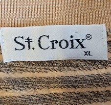St Croix Golf Polo Shirt Men&#39;s Size XL Beige Pocket - $23.71