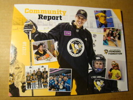 Pittsburgh Penguins 2017 2018 Community Report Crosby Letang Malkin Magazine - £0.75 GBP