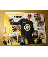 PITTSBURGH PENGUINS 2017 2018 COMMUNITY REPORT CROSBY LETANG MALKIN MAGA... - £0.75 GBP