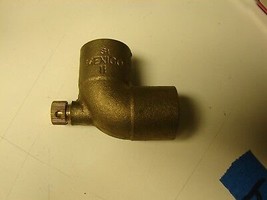 NIBCO 3/4&quot; C x C Cast Bronze Vent Elbow 705-D-LF solder - £7.98 GBP