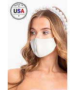 New White 3D Reusable Water Resistant Face Mask - £4.69 GBP