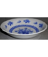 Mikasa Fine China ROSALIE Serving Bowl BLUE/WHITE Pattern MADE IN JAPAN - $29.69