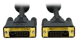 DVI-D Dual Link 24+1 Digital Video CABLE DVI D male male MM HD 1080p Monitor M M - £19.56 GBP