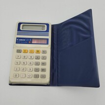 Canon LS-3 Solar Vintage Calculator Case Electronic Handheld Tested Working - $22.99