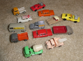 Lot of 13 Vintage HO Scale Cars and Trucks Some Custom EKO and More - £30.59 GBP