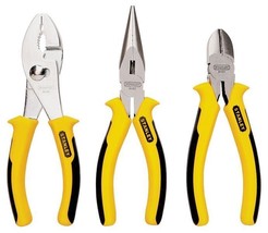 NEW STANLEY 84-056 COMFORT GRIP 3 PIECE PLIERS TOOL SET SALE PRICE 4606539 - £40.05 GBP