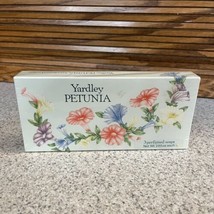 Vintage Yardley Petunia 3 Perfumed Bar Soaps Net Wt 2.65 Oz Each - $14.24