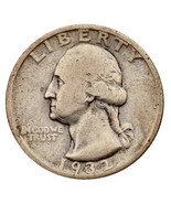 1932-S Silver Washington Quarter 25C (Fine, F Condition) Nice Detail - $142.96 CAD