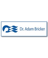 LOVE BOAT DR ADAM BRICKER NAME BADGE &amp; BUTTON HALLOWEEN COSPLAY MAGNET BACK - €13,97 EUR