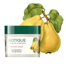 Biotique Bio Quince Seed Nourishing Face Massage Cream 50gm Fresh Skin Body Care - £16.62 GBP