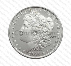 1901 O Morgan Silver Dollar Commemorative COPY coin - £11.87 GBP