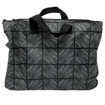 Thirty-One Soft Side Tote/Bag Insert Black/White - £15.17 GBP